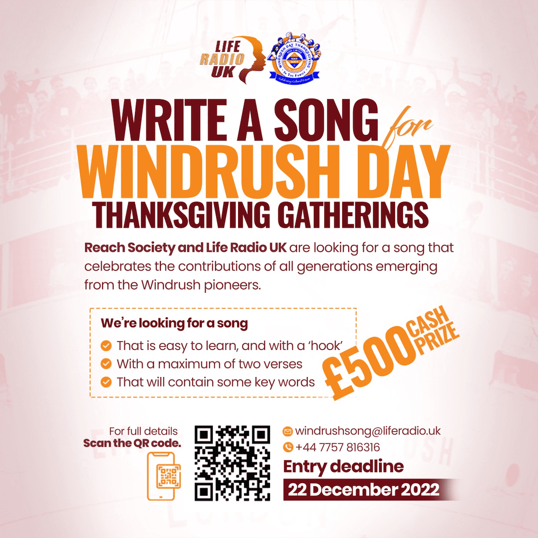 Write a Song for Windrush Day