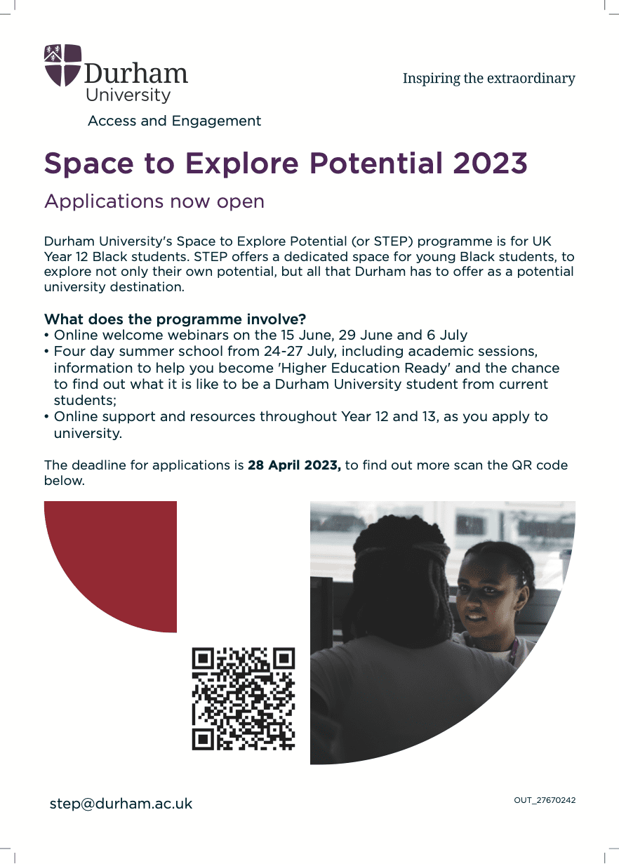 The Durham STEP programme 2023